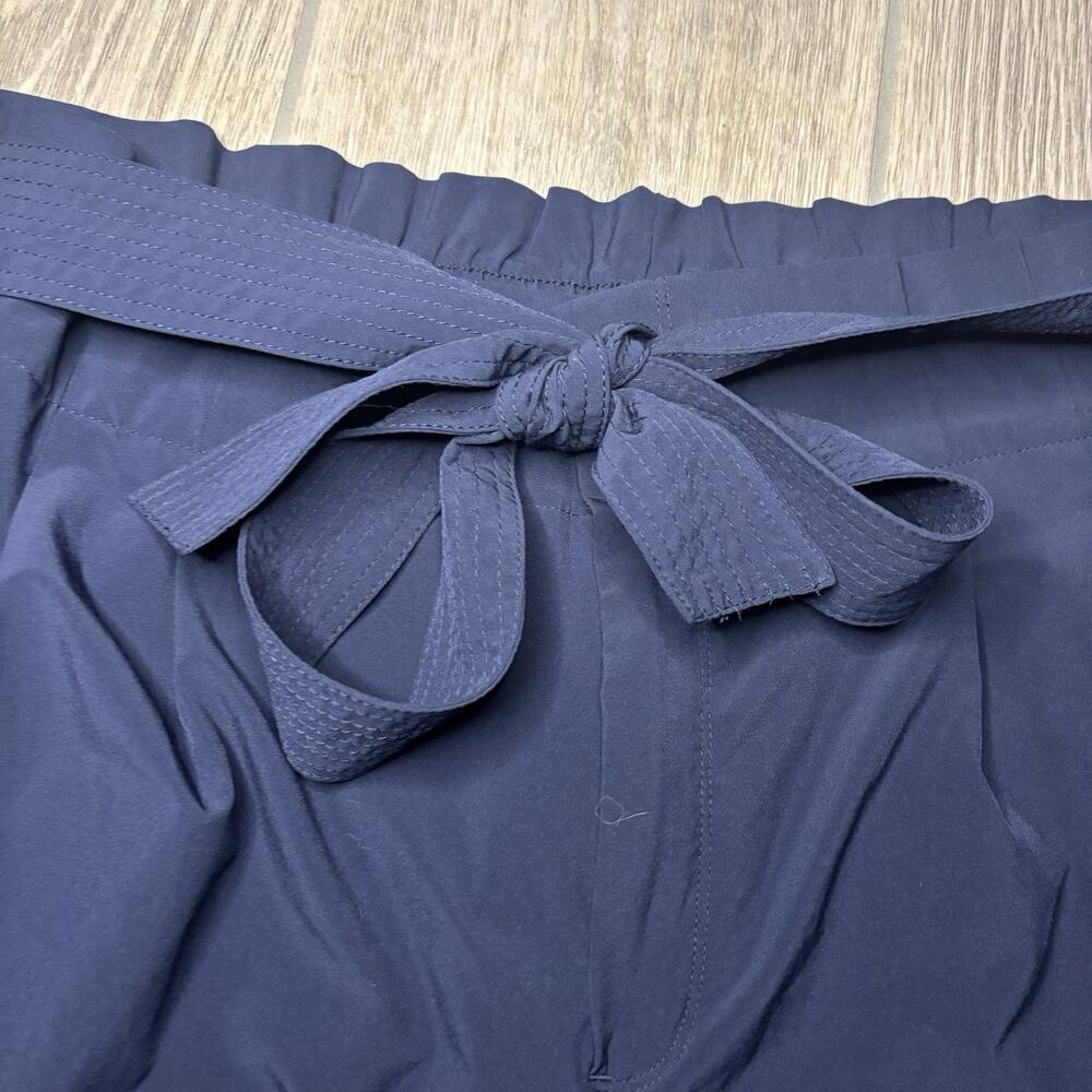 Athleta Skyline Pant II Navy Blue Women's Elastic Tie Waist Pants Size 20 PLUS - Picture 8 of 11
